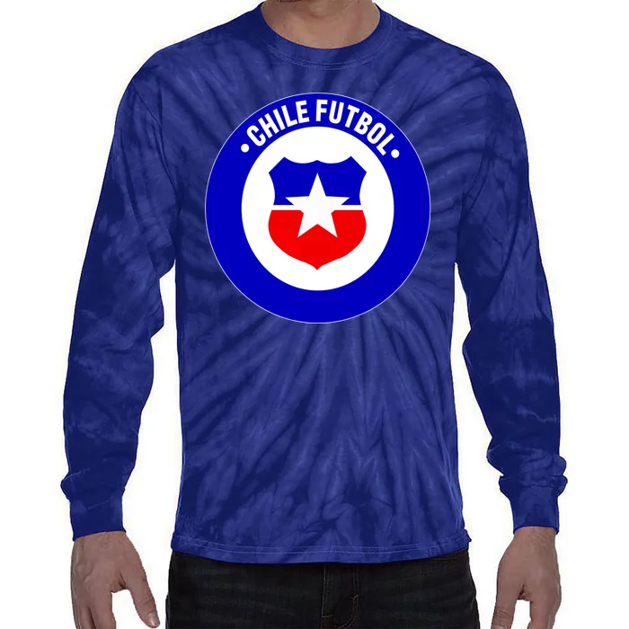 Chile Futbol Soccer Retro National Team Tie-Dye Long Sleeve Shirt