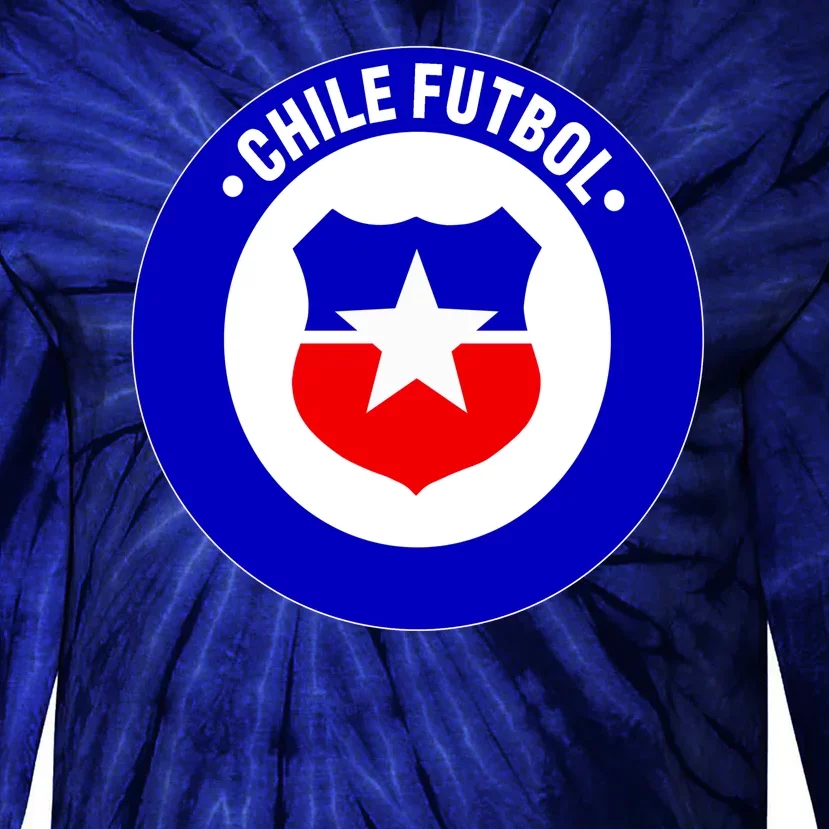 Chile Futbol Soccer Retro National Team Tie-Dye Long Sleeve Shirt