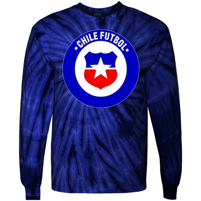 Chile Futbol Soccer Retro National Team Tie-Dye Long Sleeve Shirt