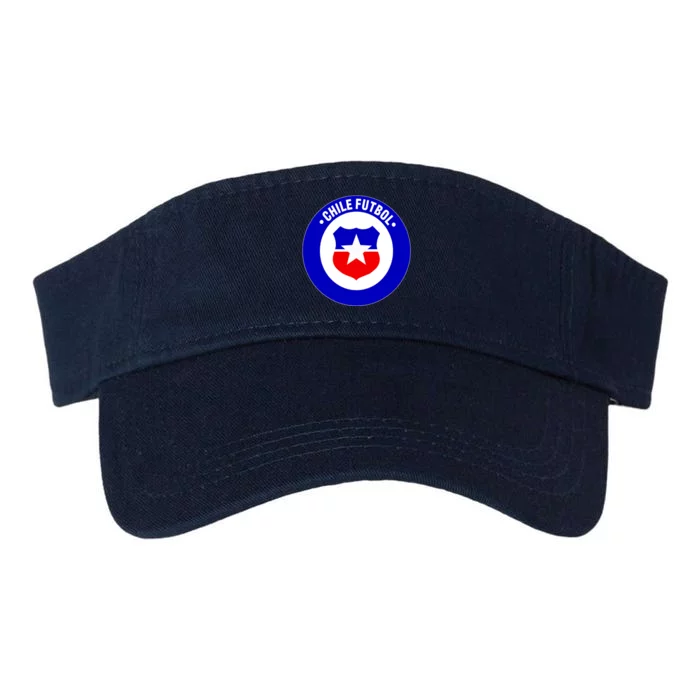 Chile Futbol Soccer Retro National Team Valucap Bio-Washed Visor