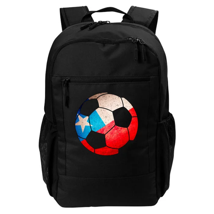 Chile Soccer Ball Flag Daily Commute Backpack