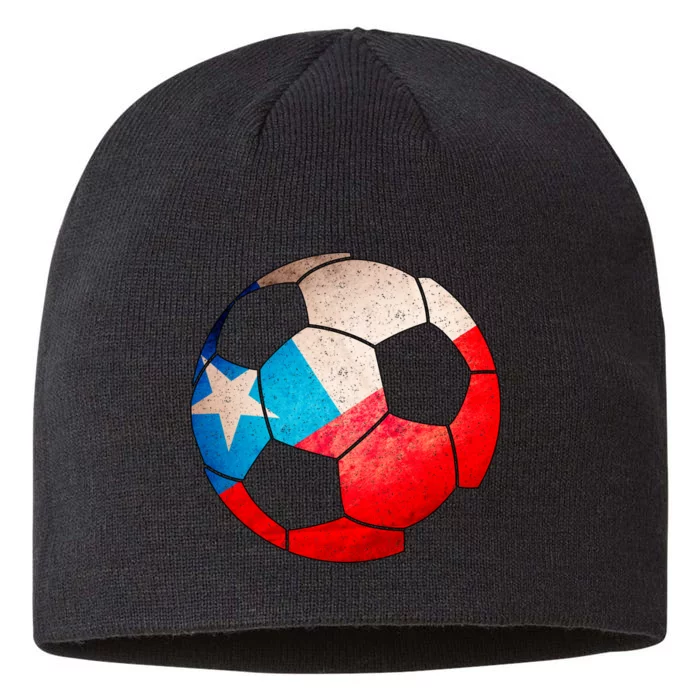 Chile Soccer Ball Flag 8 1/2in Sustainable Knit Beanie