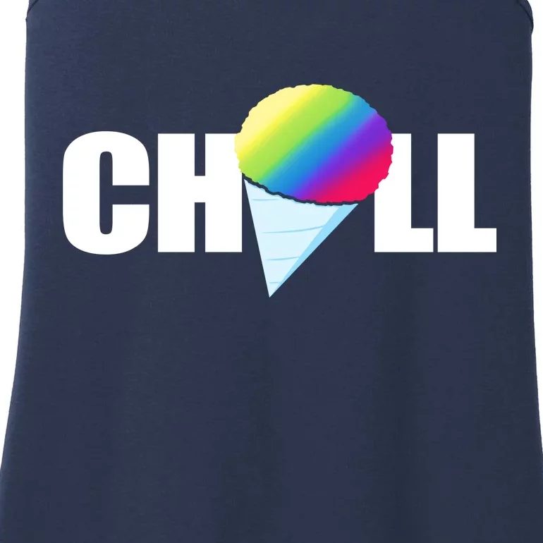 Chill Snowcone Retro Ladies Essential Tank