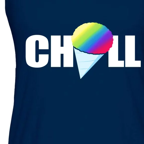 Chill Snowcone Retro Ladies Essential Flowy Tank