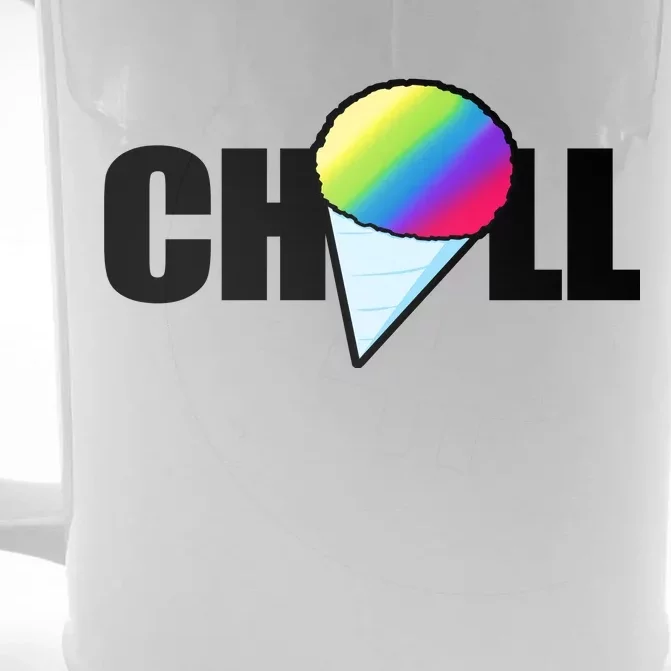 Chill Snowcone Retro Front & Back Beer Stein