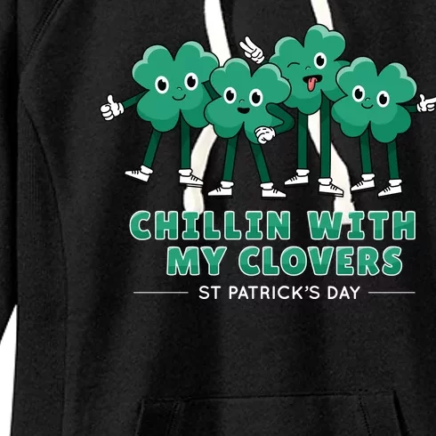 Chillin With My Clovers Women's Fleece Hoodie