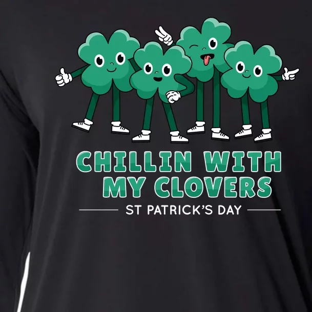 Chillin With My Clovers Cooling Performance Long Sleeve Crew