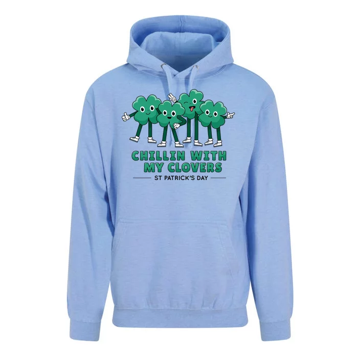 Chillin With My Clovers Unisex Surf Hoodie