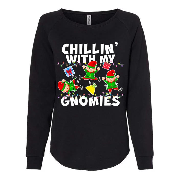 Chillin' With My Gnomies Womens California Wash Sweatshirt