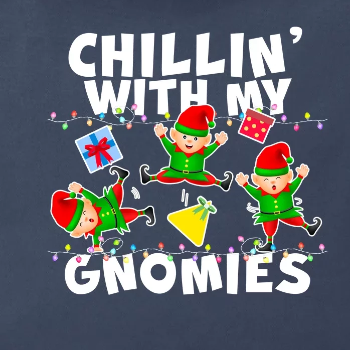 Chillin' With My Gnomies Zip Tote Bag