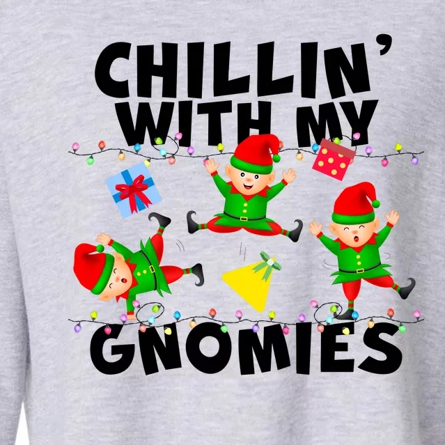 Chillin' With My Gnomies Cropped Pullover Crew