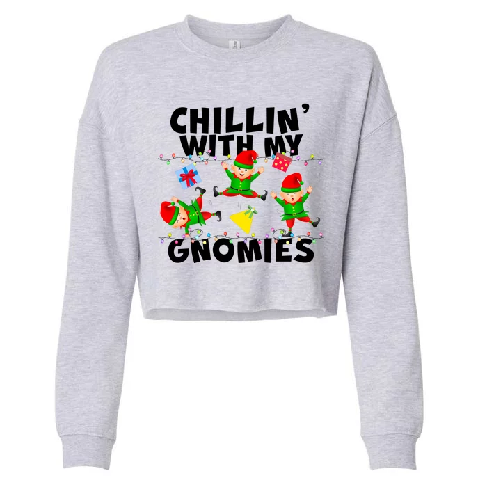 Chillin' With My Gnomies Cropped Pullover Crew