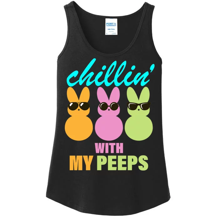 Chillin' With My Peeps Ladies Essential Tank