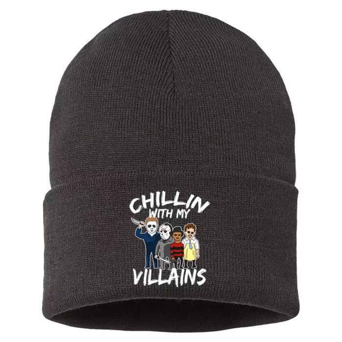 Chillin With My Villains Sustainable Knit Beanie