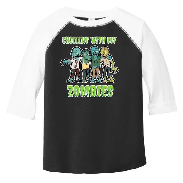 Chillin With My Zombies Toddler Fine Jersey T-Shirt