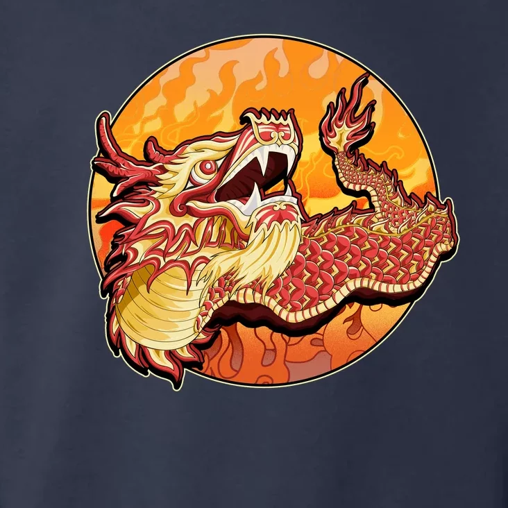 Chinese Dragon Fire Dance Toddler Hoodie