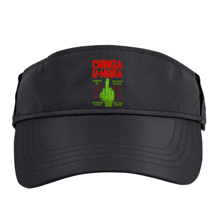 Chinga La Migra Adult Drive Performance Visor