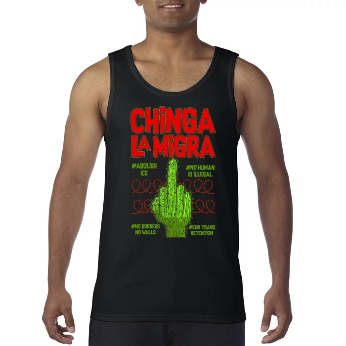 Chinga La Migra Tank Top