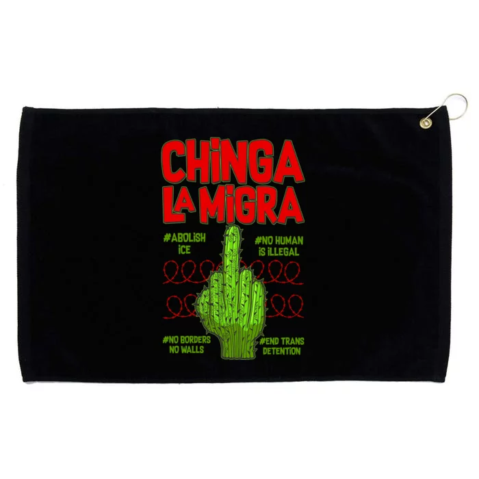 Chinga La Migra Grommeted Golf Towel