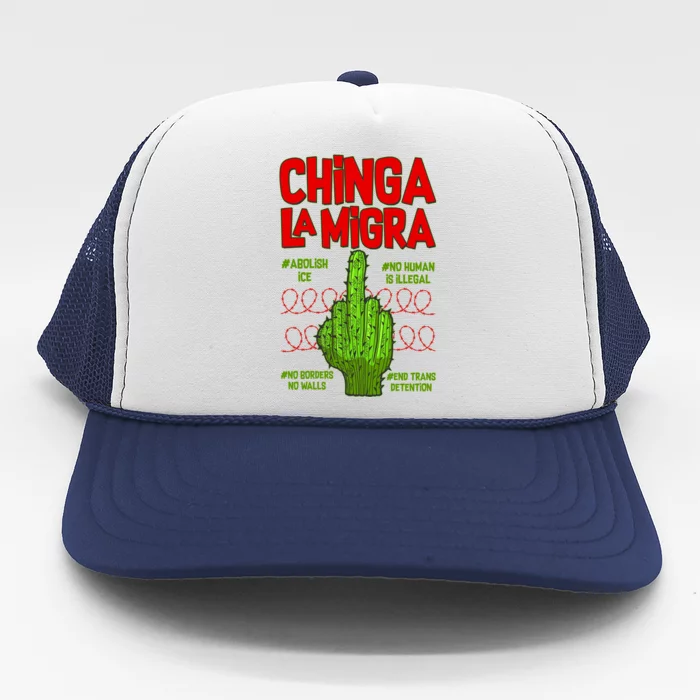 Chinga La Migra Trucker Hat