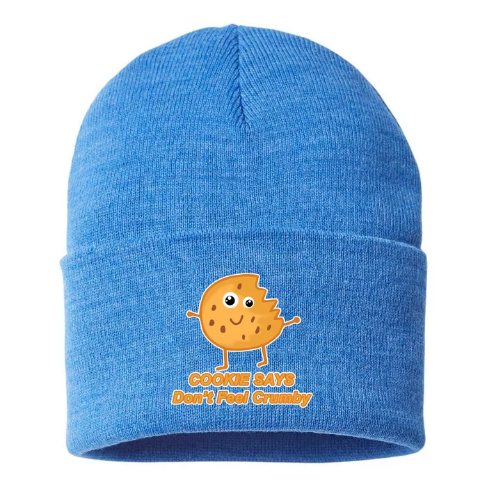 Chip The Cookie Says Don't Feel Crumby Sustainable Knit Beanie