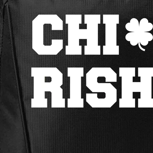 Chirish St Patrick's Day CHI-Irish Chicago Funny Clover City Backpack