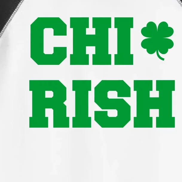 Chirish St Patrick's Day CHI-Irish Chicago Funny Clover Toddler Fine Jersey T-Shirt