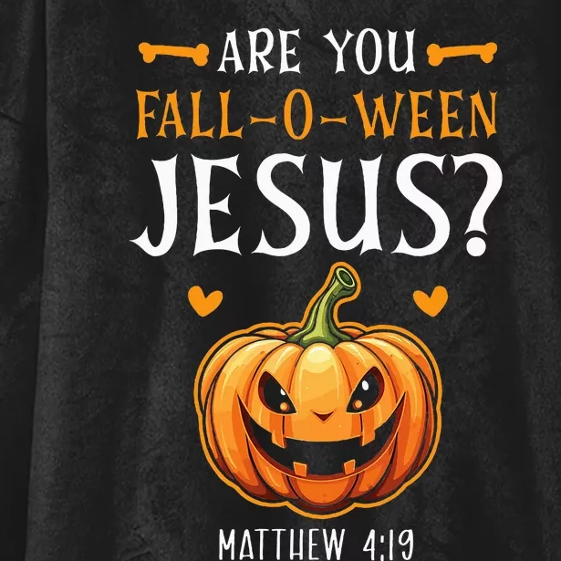 Christian Halloween Jesus Christ Trick Or Treat Christianity Hooded Wearable Blanket