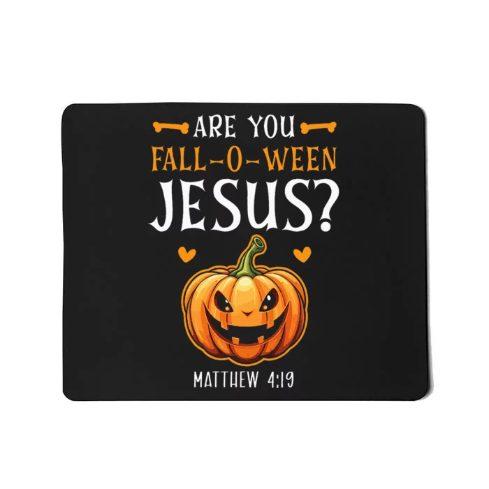 Christian Halloween Jesus Christ Trick Or Treat Christianity Mousepad