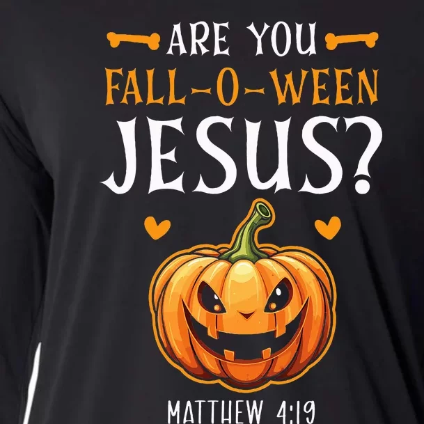 Christian Halloween Jesus Christ Trick Or Treat Christianity Cooling Performance Long Sleeve Crew