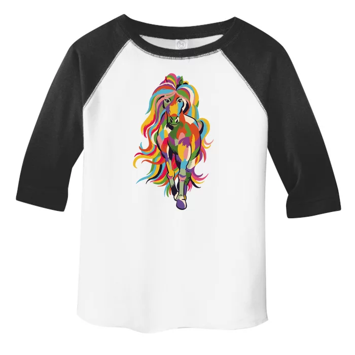 Colorful Horse Kentucky Horse Racing Derby Party Great Gift Toddler Fine Jersey T-Shirt