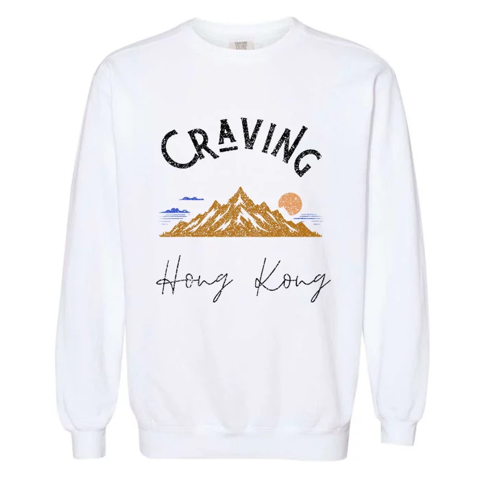 Craving Hong Kong Vintage Vacation Garment-Dyed Sweatshirt