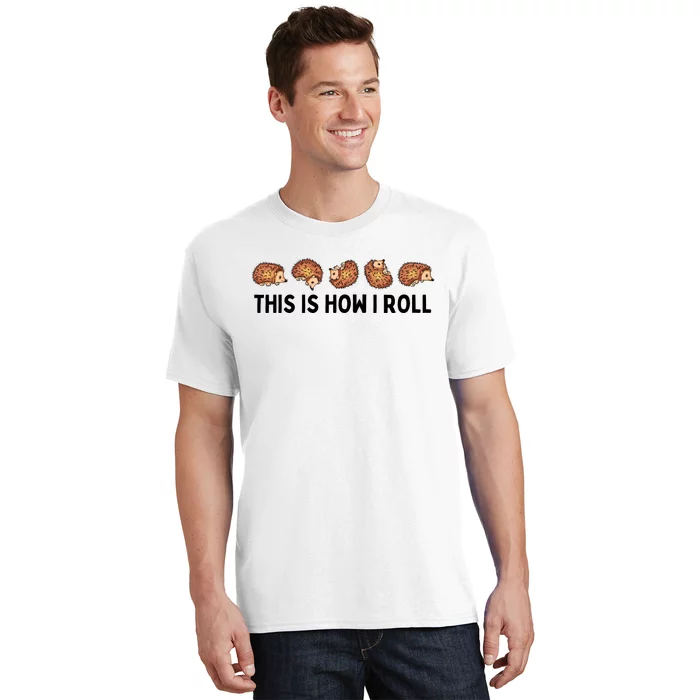 Cute Hedgehog Kids This Is How I Roll Hedgehog T-Shirt