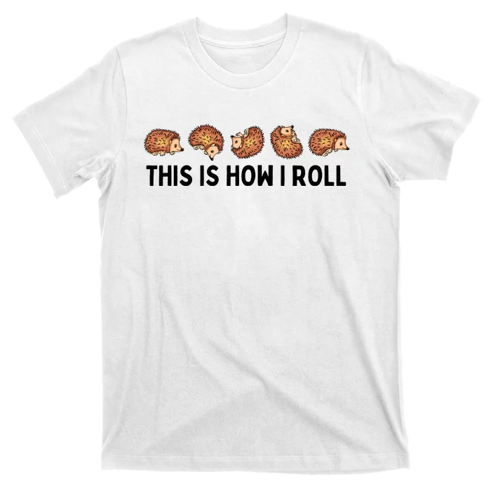 Cute Hedgehog Kids This Is How I Roll Hedgehog T-Shirt