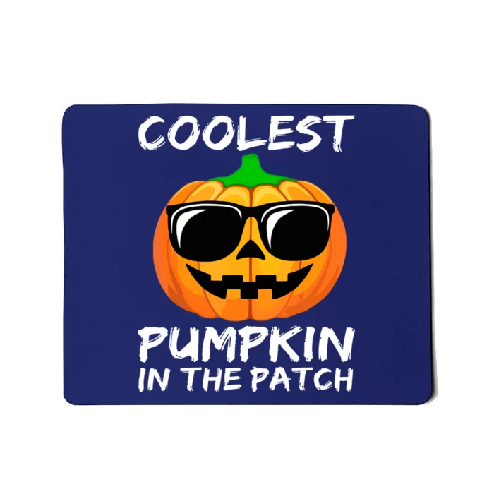 Cute Halloween Kids Coolest Pumpkin In The Patch Glasses Teens Gift Mousepad