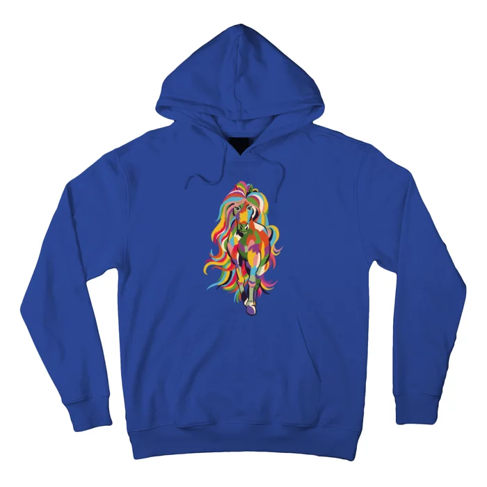 Colorful Horse Kentucky Horse Racing Derby Party Gift Hoodie