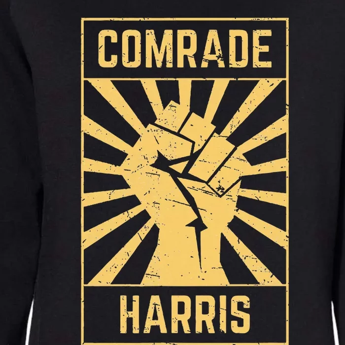 Comrade Harris Kamunism 2024 Communist Kamala Harris Womens California Wash Sweatshirt