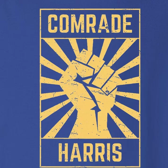 Comrade Harris Kamunism 2024 Communist Kamala Harris Toddler Long Sleeve Shirt