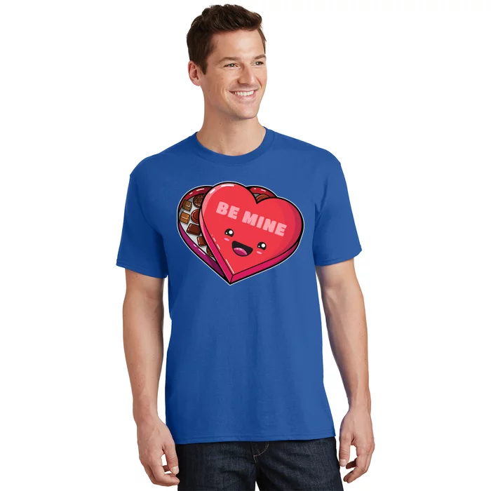 Chocolate Heart Kawaii Japanese Valentine's Day Be Mine Cool Gift T-Shirt