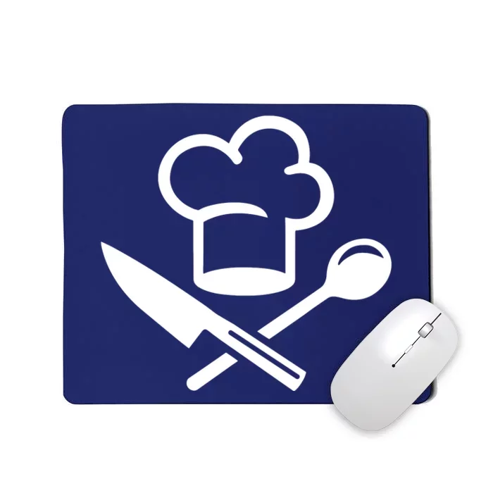 Chefs Hat Knife Funny Mousepad