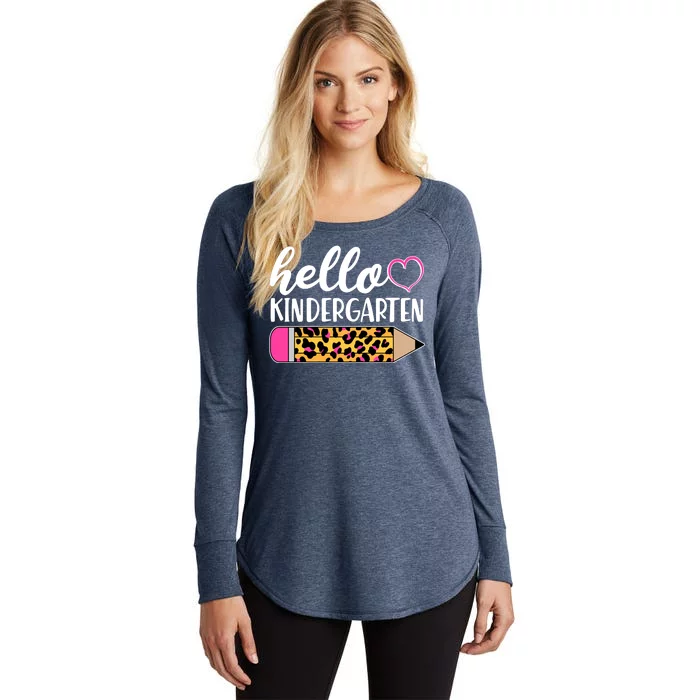 Cute Hello Kindergarten Women's Perfect Tri Tunic Long Sleeve Shirt