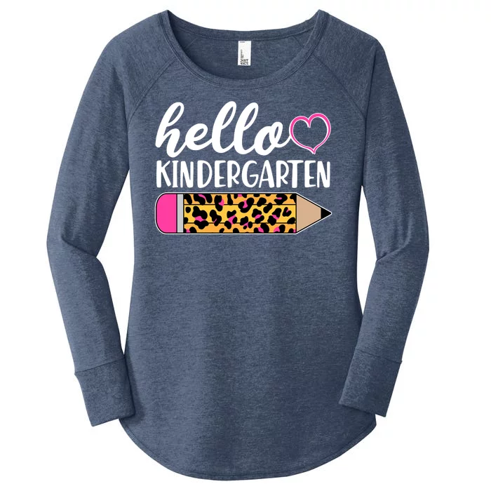 Cute Hello Kindergarten Women's Perfect Tri Tunic Long Sleeve Shirt