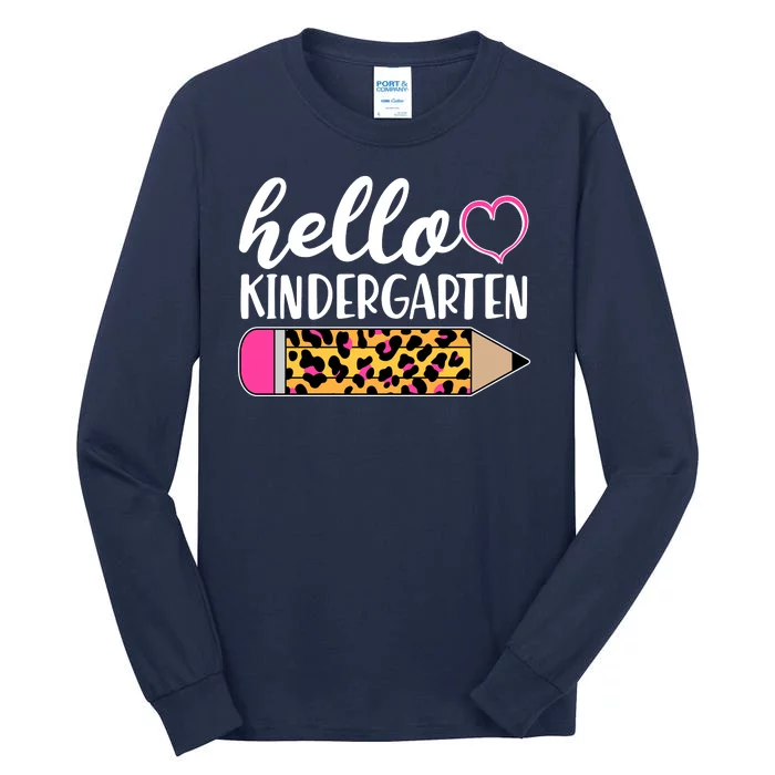 Cute Hello Kindergarten Tall Long Sleeve T-Shirt