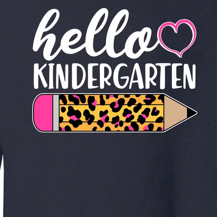 Cute Hello Kindergarten Toddler Sweatshirt