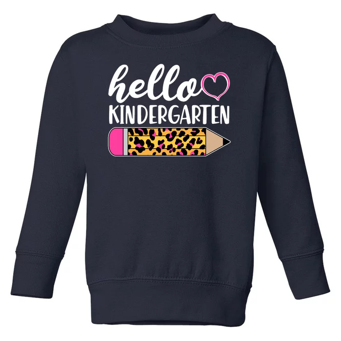 Cute Hello Kindergarten Toddler Sweatshirt