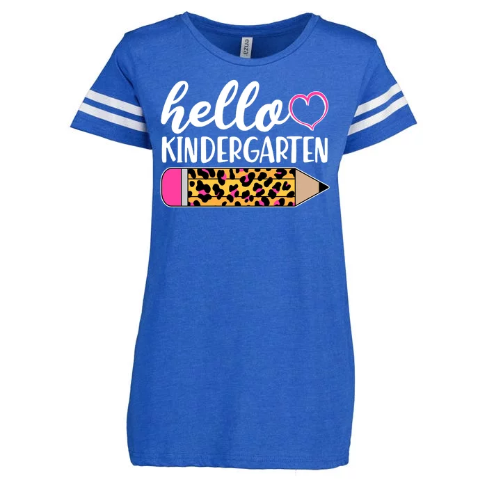 Cute Hello Kindergarten Enza Ladies Jersey Football T-Shirt