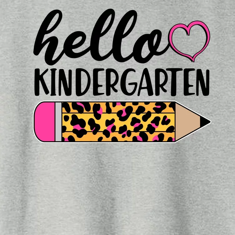 Cute Hello Kindergarten Women's Crop Top Tee