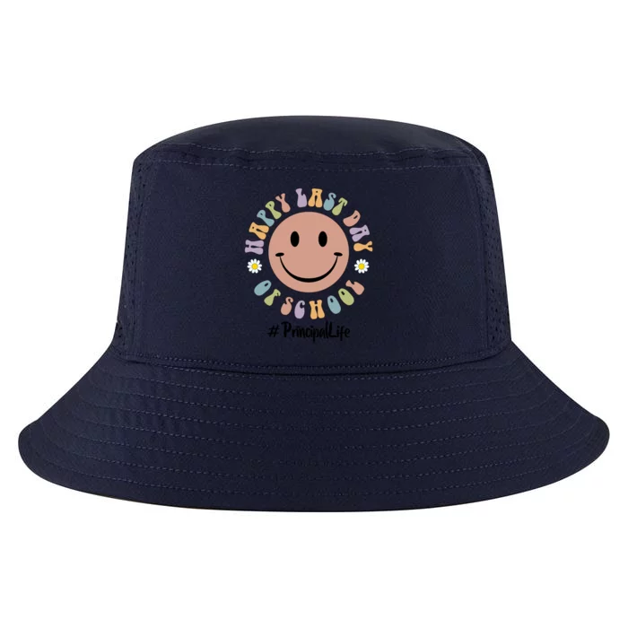 Cute Happy Last Day Of School Principal Life Preschool Pregiftk Gift Cool Comfort Performance Bucket Hat