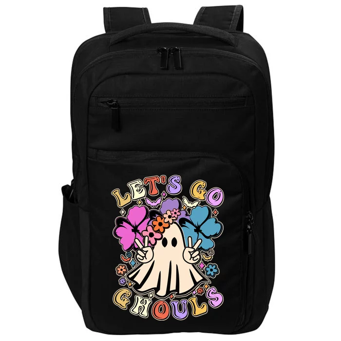 Cute Halloween Let's Go Ghouls Impact Tech Backpack