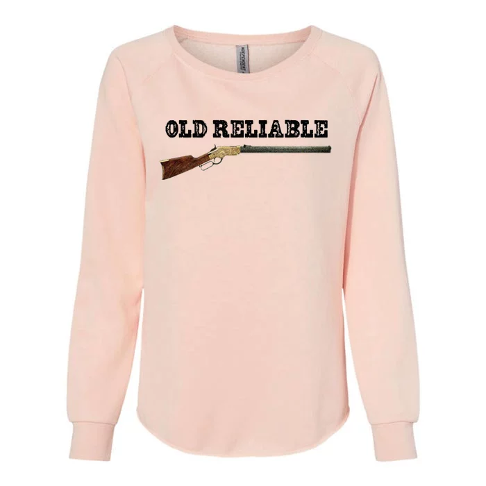 Classic Henry Lever Action Rifle Old Reliable Womens California Wash Sweatshirt